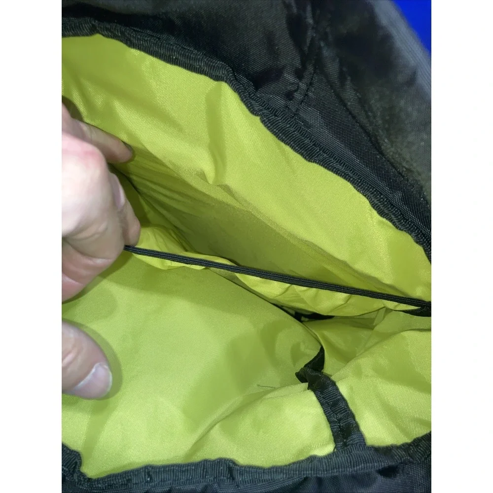 Topo Designs‎ Hiking Backpack Black Brown Canvas Padded Straps External Pockets